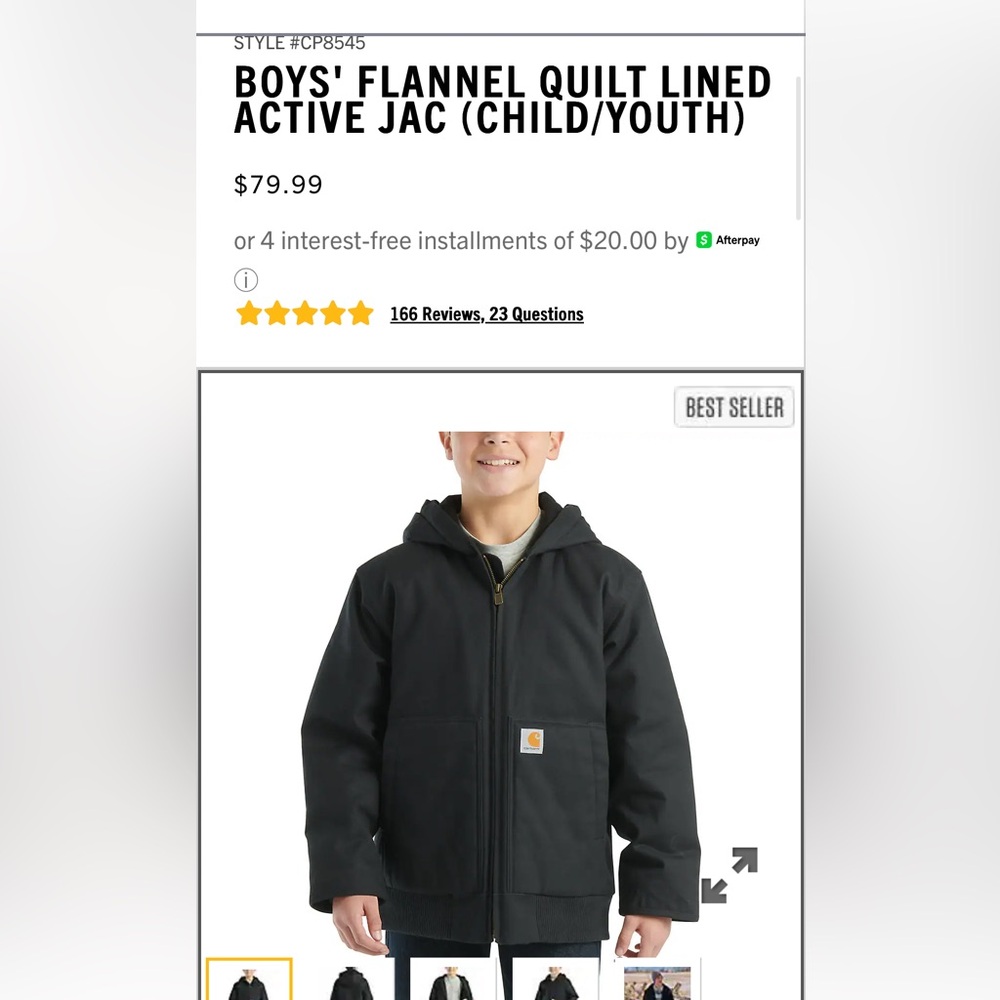 Carhartt Dark Hooded Jacket